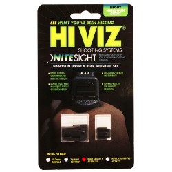 Triti NS F&R Sight Set: Ruger Security 9 HIVIZ-SIGHT-SYSTEMS