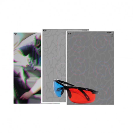 Eze-Scorer 23"x35" Thrt Prcptn 3D Tgt Kit BIRCHWOOD-CASEY