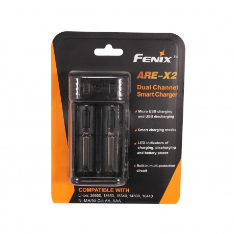 Li-Ion 2-Bay USB Multi-Charger FENIX-FLASHLIGHTS