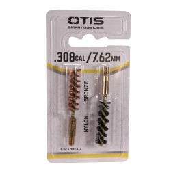 .308cal/7.62mm Bore Brush 2pk(1nyl/1brnz) OTIS-TECHNOLOGIES