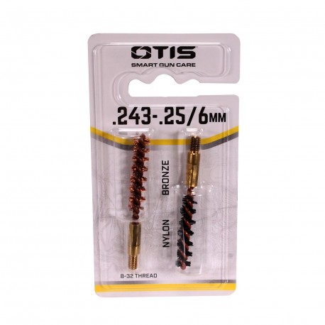 .243-.25/6mm Bore Brush 2pk (1nyl/1brnz) OTIS-TECHNOLOGIES