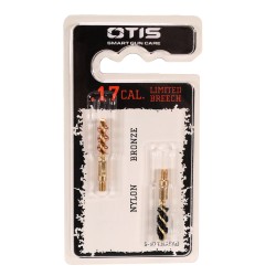 .17HMR/.177 AG Bore Brush 2pk(1nyl/1brnz) OTIS-TECHNOLOGIES