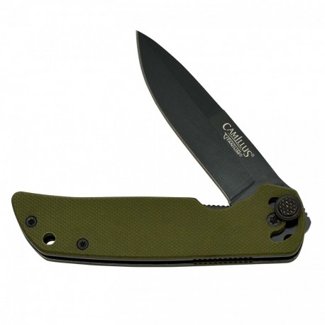 CUDA Mini 6.75" Folding Knife, Drab Green CAMILLUS-CUTLERY-COMPANY