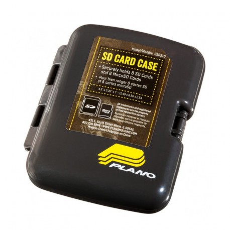 S.D. Card Holder holds 8 Cards-Black PLANO