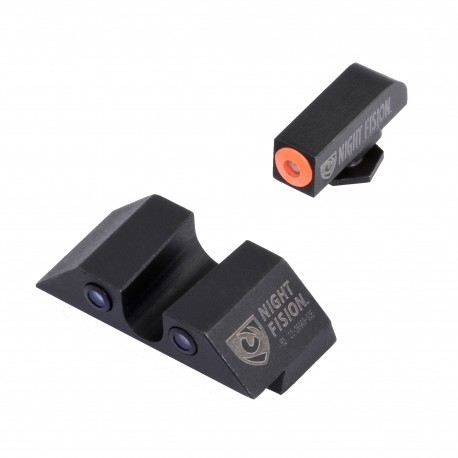 Org Frt/"U" Blk Rear Perfect Dot,Glock NIGHT-FISION
