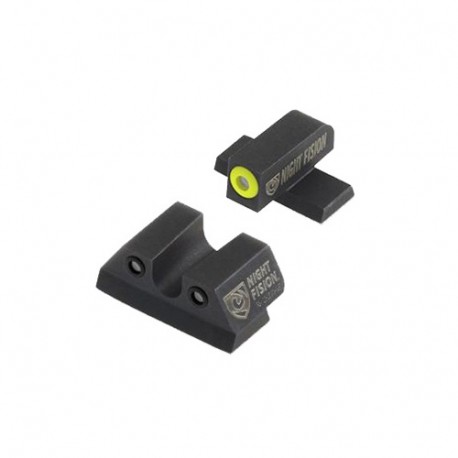 Ylw Frt/Sqr Blk Rear Perfect Dot,Sig NIGHT-FISION