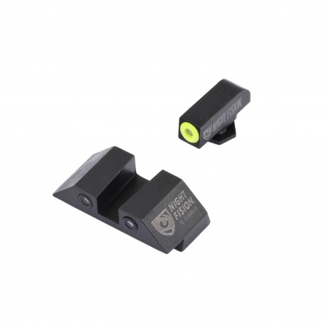 Ylw Frt/Sqr Blk Rear Perfect Dot ,Glock NIGHT-FISION