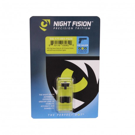 Ylw Frt/Sqr Blk Rear Perfect Dot,Sig NIGHT-FISION