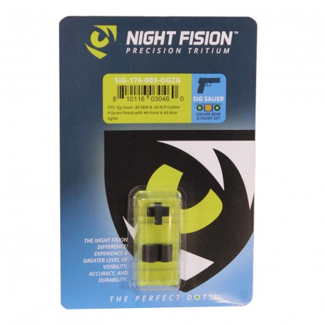 Org Frt/Sqr Blk Rear Perfect Dot,Sig NIGHT-FISION