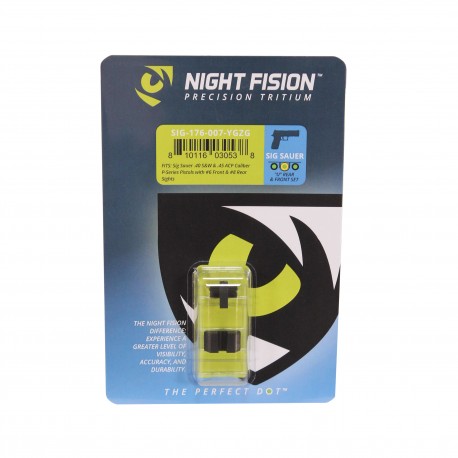 Ylw Frt/"U" Blk Rear Perfect Dot,Sig NIGHT-FISION