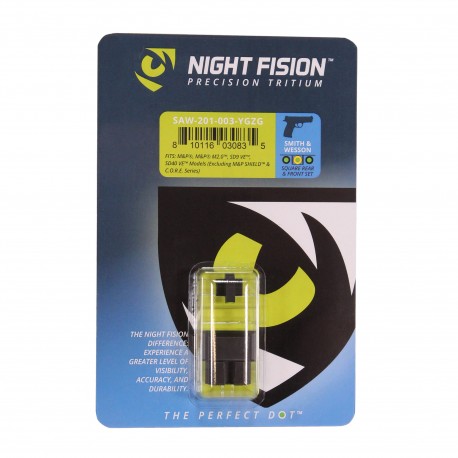 Ylw Frt/Sqr Blk Rear Perfect Dot,S&W NIGHT-FISION