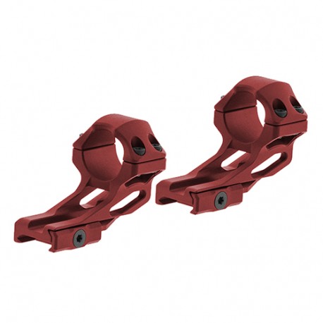 ACCU-SYNC 1" HiPro 37mm Pica Rings, Red LEAPERS-INC