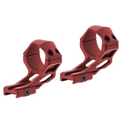ACCU-SYNC 34mm HiPro 37mm Pica Rings, Red LEAPERS-INC
