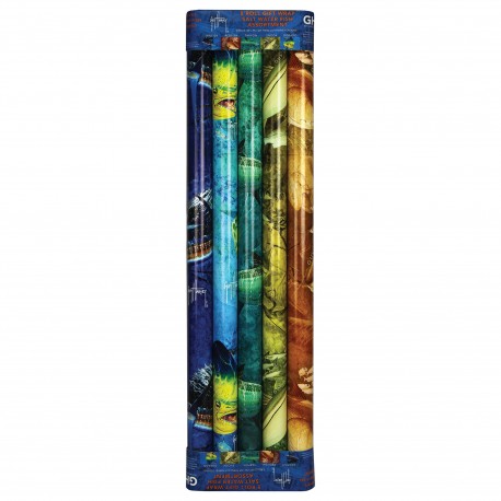 Guy Harvey 5Pk Wrapping Paper RIVERS-EDGE-PRODUCTS