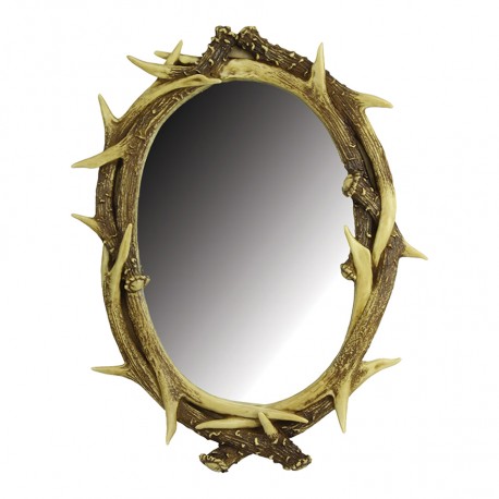 Deer Antler Wall Mirror RIVERS-EDGE-PRODUCTS