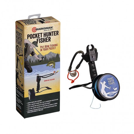Pckt Hntr Slingsht w/Fishing Drum Atchmnt MARKSMAN