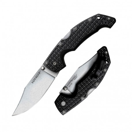 Large Voyager Clip Pt. Plain (AUS 10A) COLD-STEEL