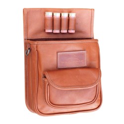 WH Leather Deluxe Shotshell Pouch-DK PEREGRINE