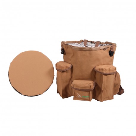 Vntr. Bucket Pack, Spin Seat -Brown PEREGRINE