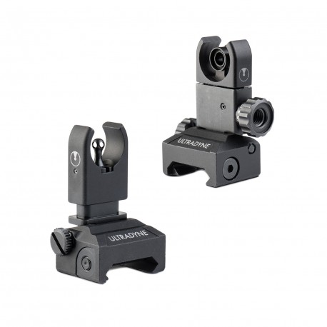 C4 Folding Front&Rear Sight UDBlack Combo ULTRADYNE