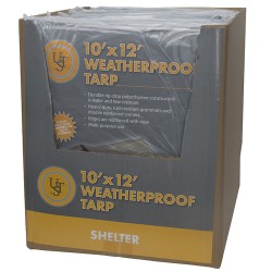 Weatherproof Tarp, 10'x12' ULTIMATE-SURVIVAL-TECHNOLOGIES