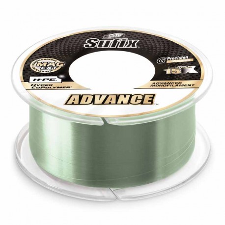 Advance Monofilament 6 lb Low-Vis Green SUFIX