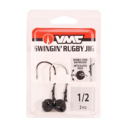Swingin' Rugby FL Jig 1/2  Black VMC