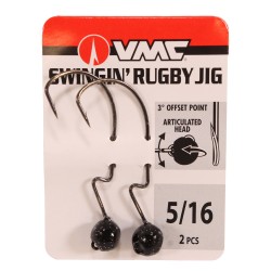 Swingin' Rugby Jig 5/16  Black VMC