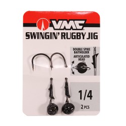 Swingin' Rugby FL Jig 1/4  Black VMC