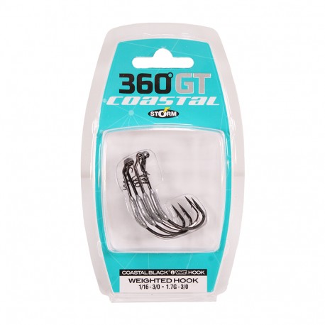 360GT Cstal weghtd Hook 1/16-3/0 Natural STORM