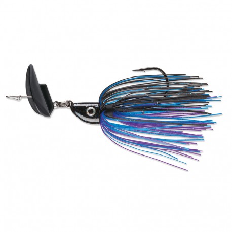 Shudder Bait 3/8  Black Blue Purple TERMINATOR