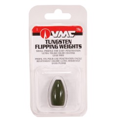 Tungsten Flippin' Weight 1  Green Pumpkin VMC