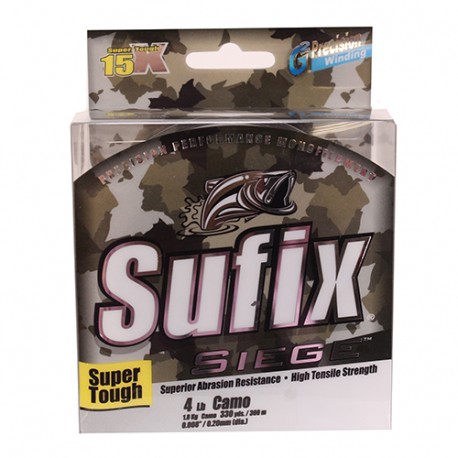 Siege 4 lb Camo - 330 Yds SUFIX