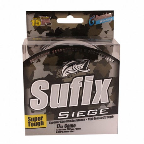 Siege 17 lb Camo - 330 Yds SUFIX