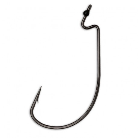 Wide Gap Hook Black Nickel 1/0 (25 Pack) VMC