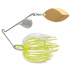 T1 Spinnerbait 1/2  Chartreuse White Shad TERMINATOR