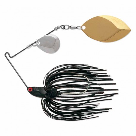 T1 Spinnerbait 1/2  Black Red Flake TERMINATOR
