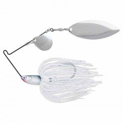 T1 Spinnerbait 3/8  Bright White Shad TERMINATOR