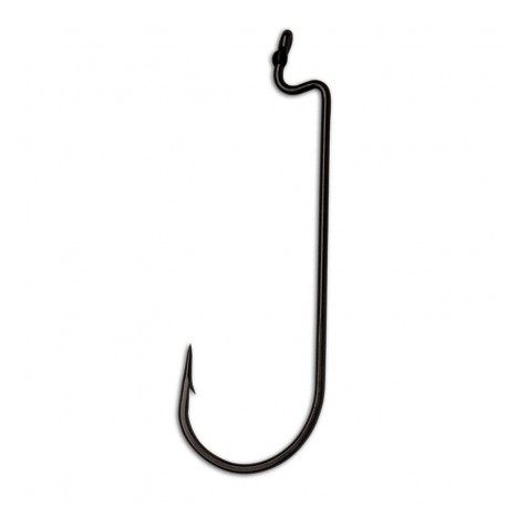 Worm Hook Black Nickel 4/0 (25 Pack) VMC