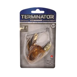 T1 Spinnerbait 3/4  Gold Shiner TERMINATOR
