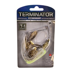 T1 Spinnerbait 3/4  Hot Olive TERMINATOR