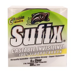 InvisiLine Casting FC 6 lb Clear-600 Yds SUFIX