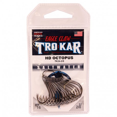 Trokar Heavy Wire Octopus Down Point 2/0 EAGLE-CLAW