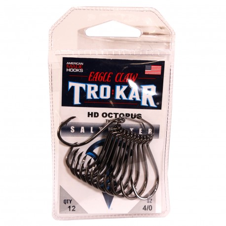 Trokar Heavy Wire Octopus Down Point 4/0 EAGLE-CLAW
