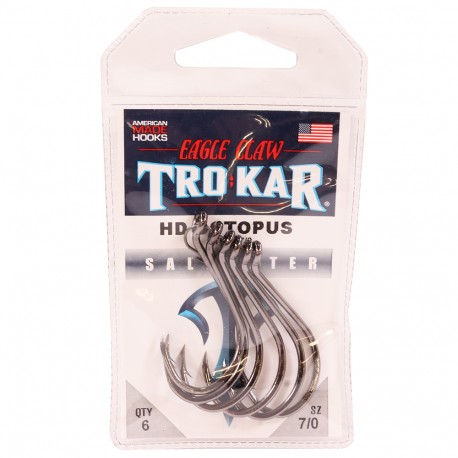 Trokar Heavy Wire Octopus Down Point 7/0 EAGLE-CLAW