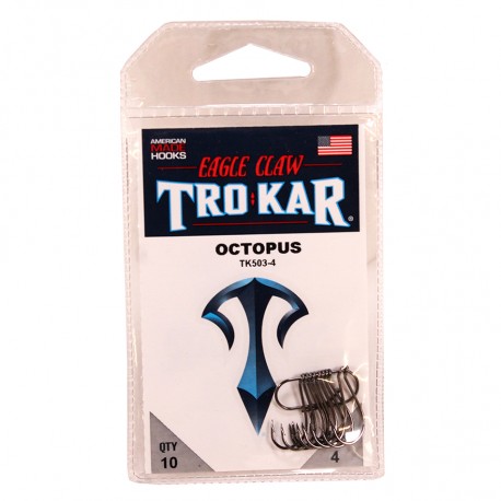 Trokar Long Shank Octopus Down Point 4 EAGLE-CLAW