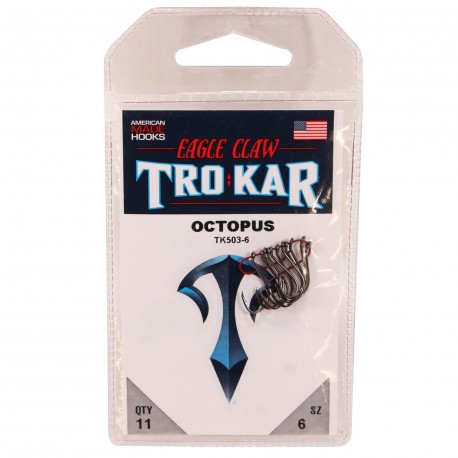 Trokar Long Shank Octopus Down Point 6 EAGLE-CLAW