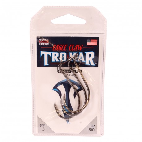 Trokar Long Shank Octopus Down Point 8/0 EAGLE-CLAW