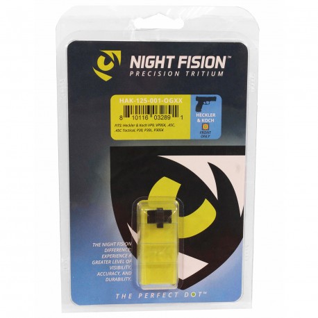 PD Frnt NS Only Org FPD w/Grn Triti:H&K NIGHT-FISION