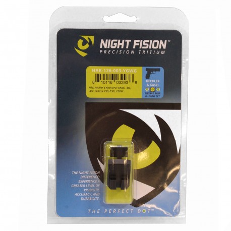 PD NS Set,Frnt+SQR Rear Yel FPD Wht:H&K NIGHT-FISION